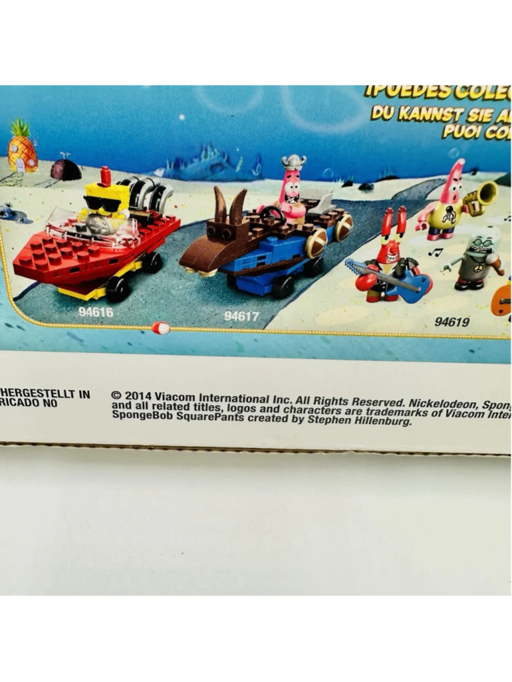 Mega Bloks Spongebob Squarepants Invisible Boatmobile Rescue Boat Sealed Box
